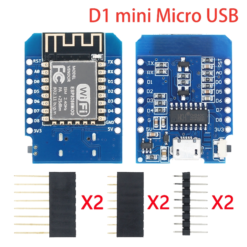 Micro USB/Type-C USB WeMos D1  - огляд і ціна D1 Mini Pro