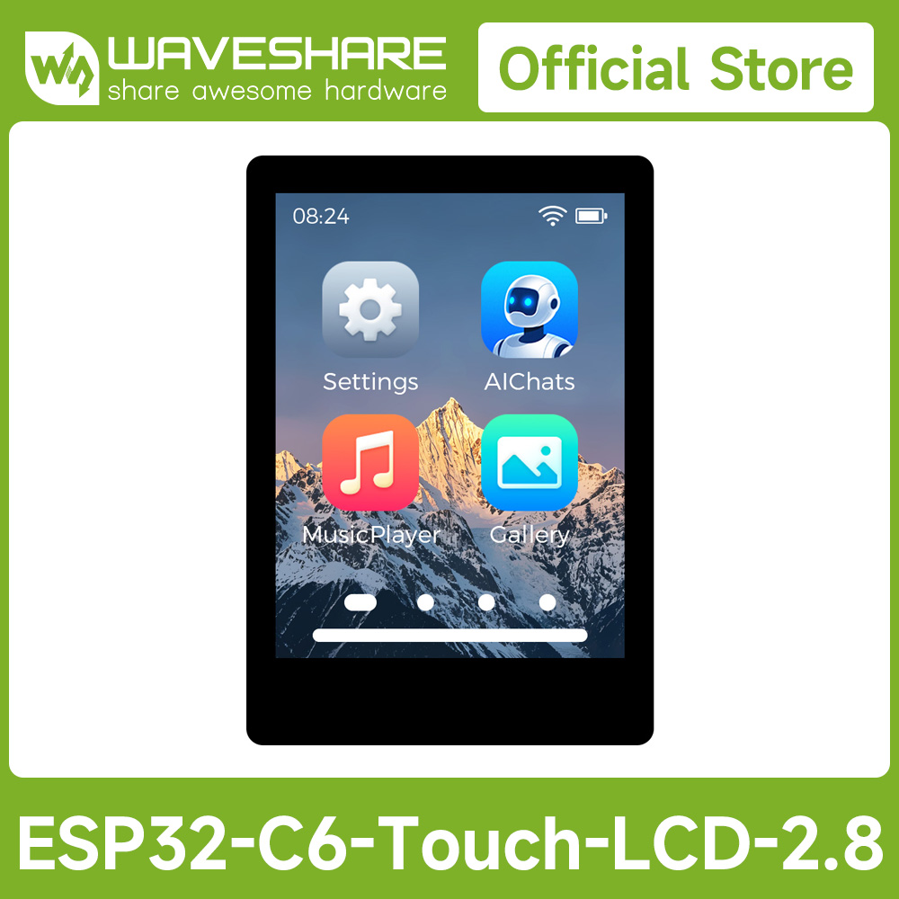 Waveshare ESP32-C6 2.8inch IPS - огляд і ціна Doit Esp32