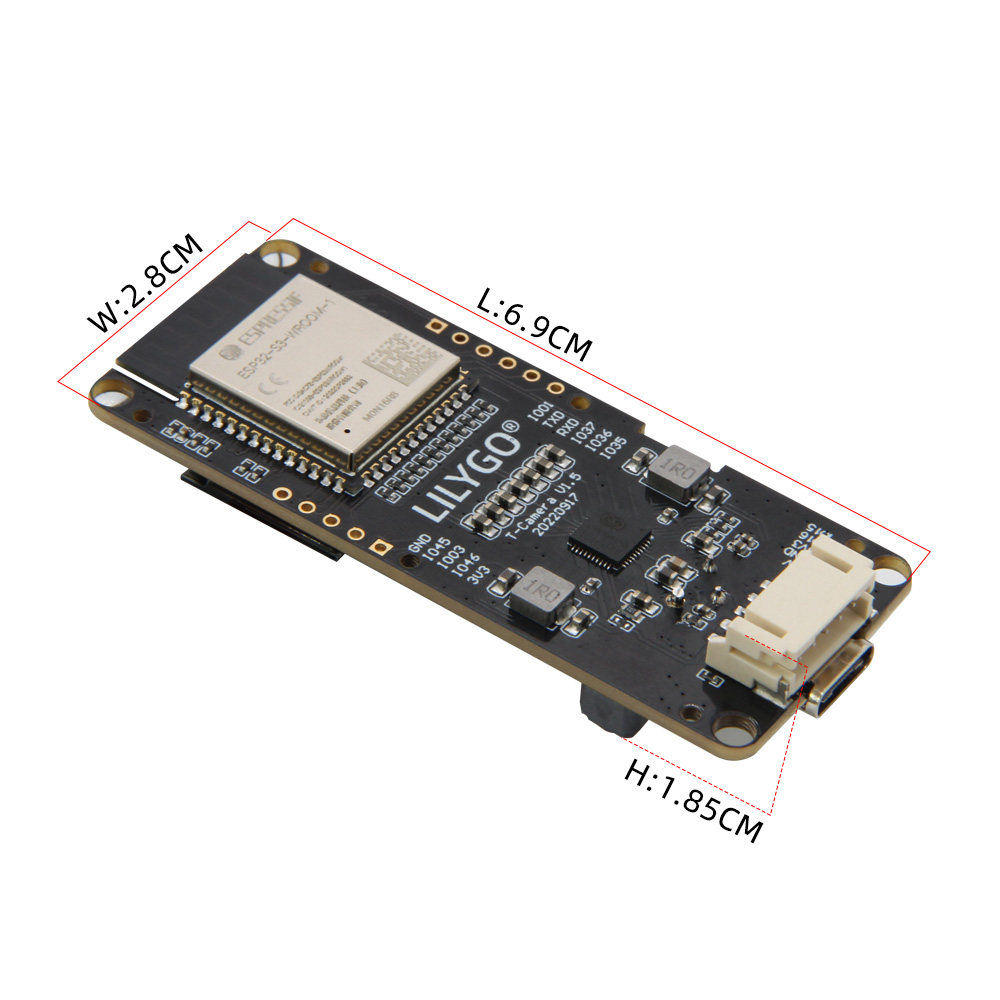 LILYGO® T-Camera S3 ESP32-S3 E - огляд і ціна Lolin S3