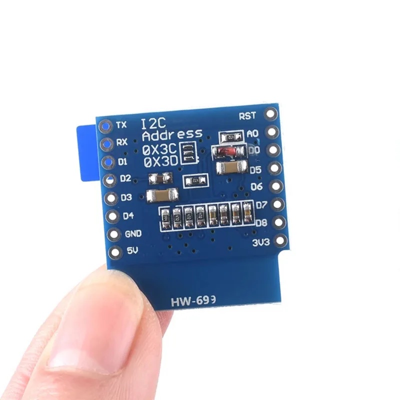 0.66 inch OLED Display Module  - огляд і ціна Wemos D1 Mini