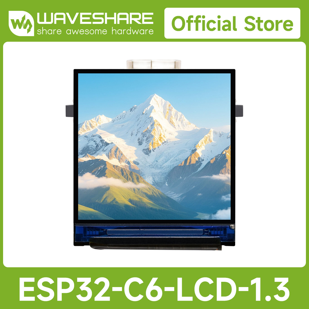 Waveshare ESP32-C6 1.3-inch LC - огляд і ціна Waveshare Esp32