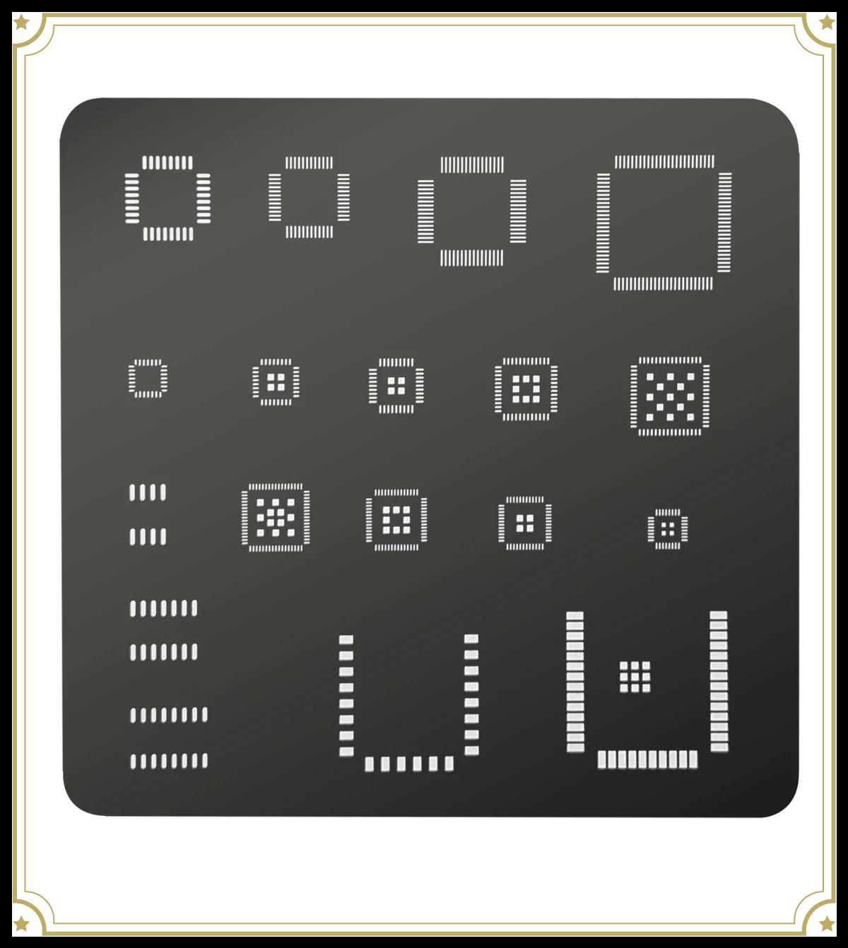 Universal IC Stencil QFP QFN S - огляд і ціна Doit Esp32