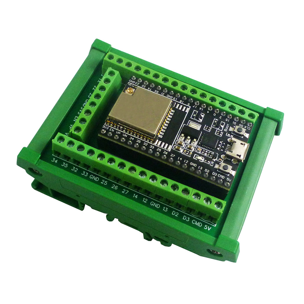 ESP32 DIN Rail Mount Screw Ter - огляд і ціна Devkitc