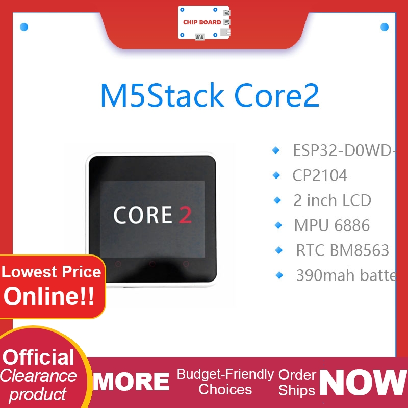 M5Stack Core2 ESP32 IoT Dev Ki - огляд і ціна M5Stack Core2