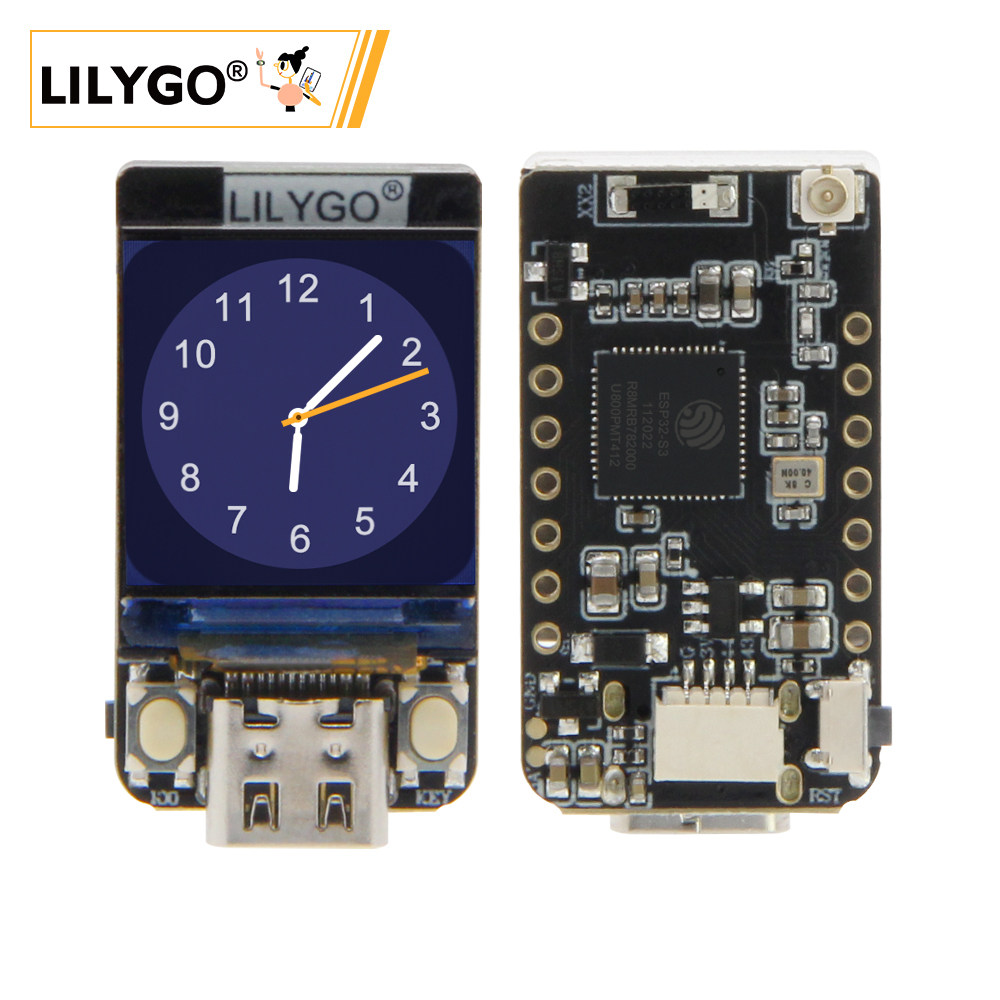 LILYGO T-QT Pro ESP32-S3 GC9A0 - огляд і ціна Lolin S3