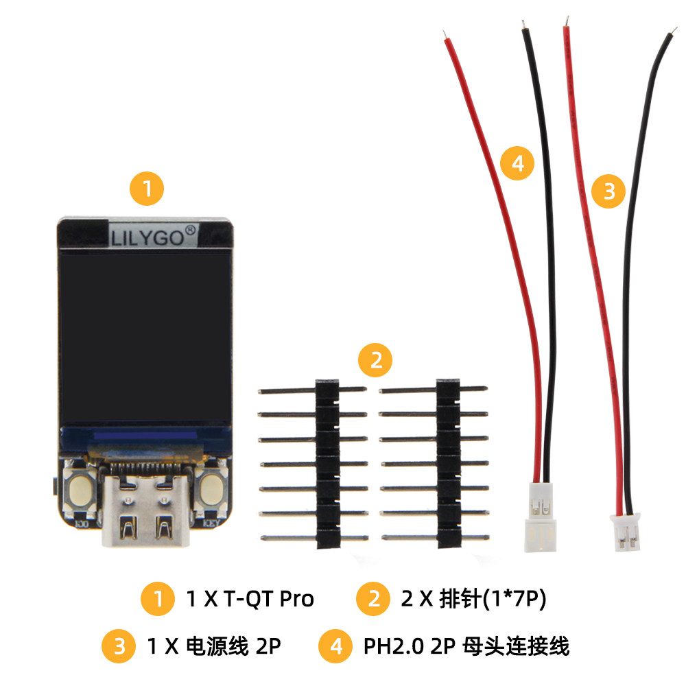 LILYGO T-QT Pro ESP32-S3 GC9A0 - огляд і ціна Lolin S3